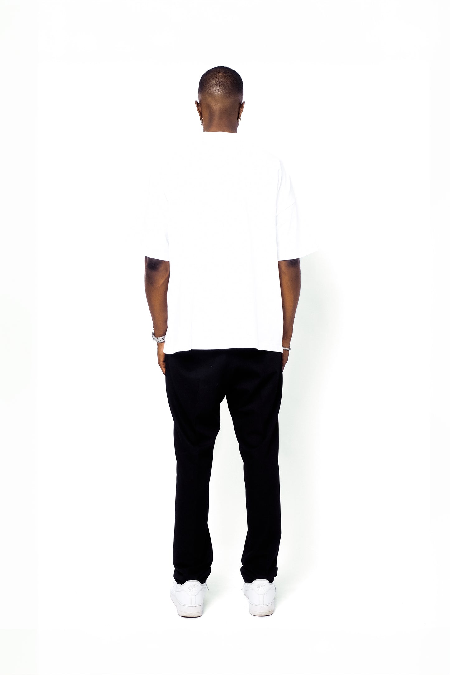 T SHIRT BLACK/WHITE