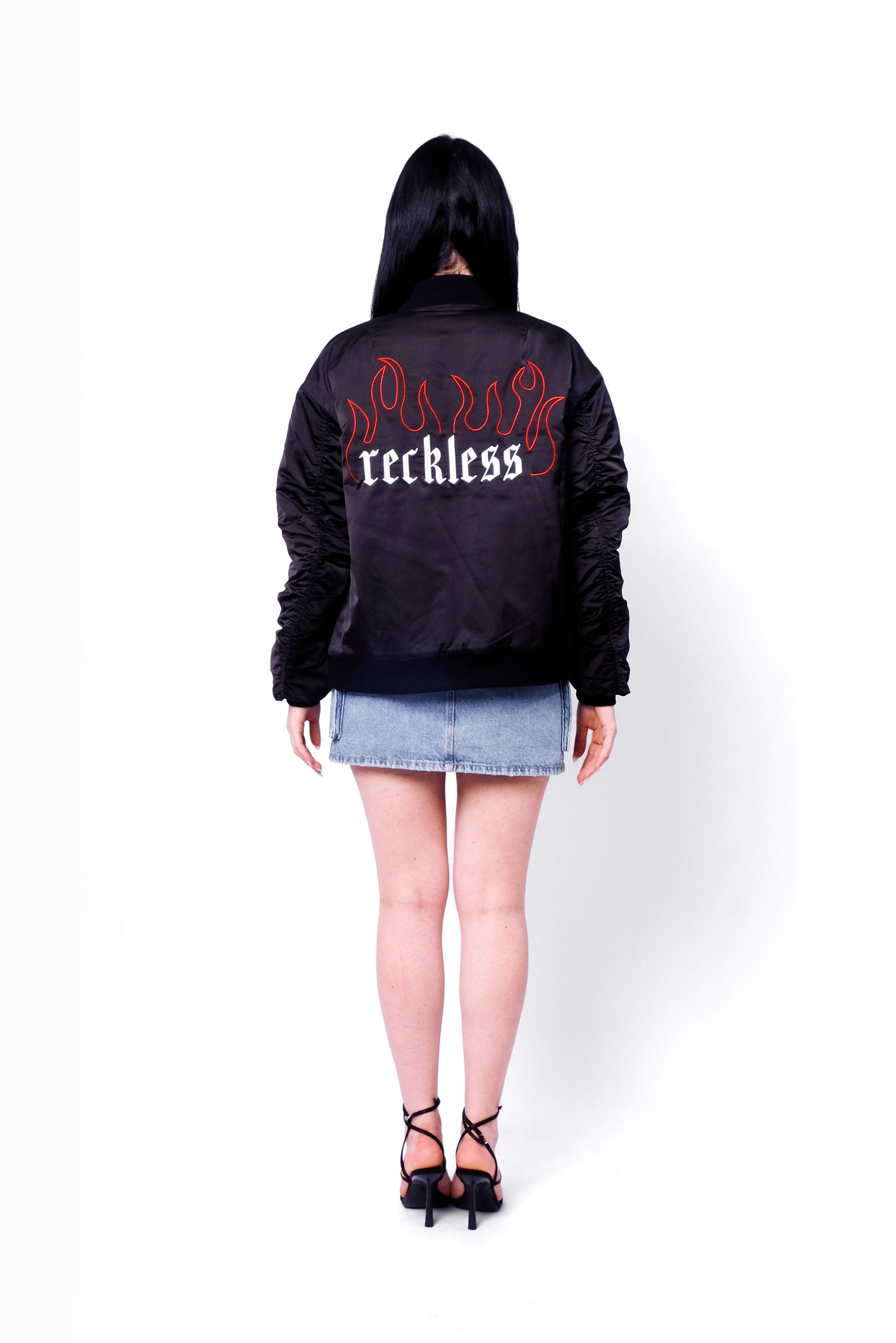 BOMBERS BRODÉ NOIR