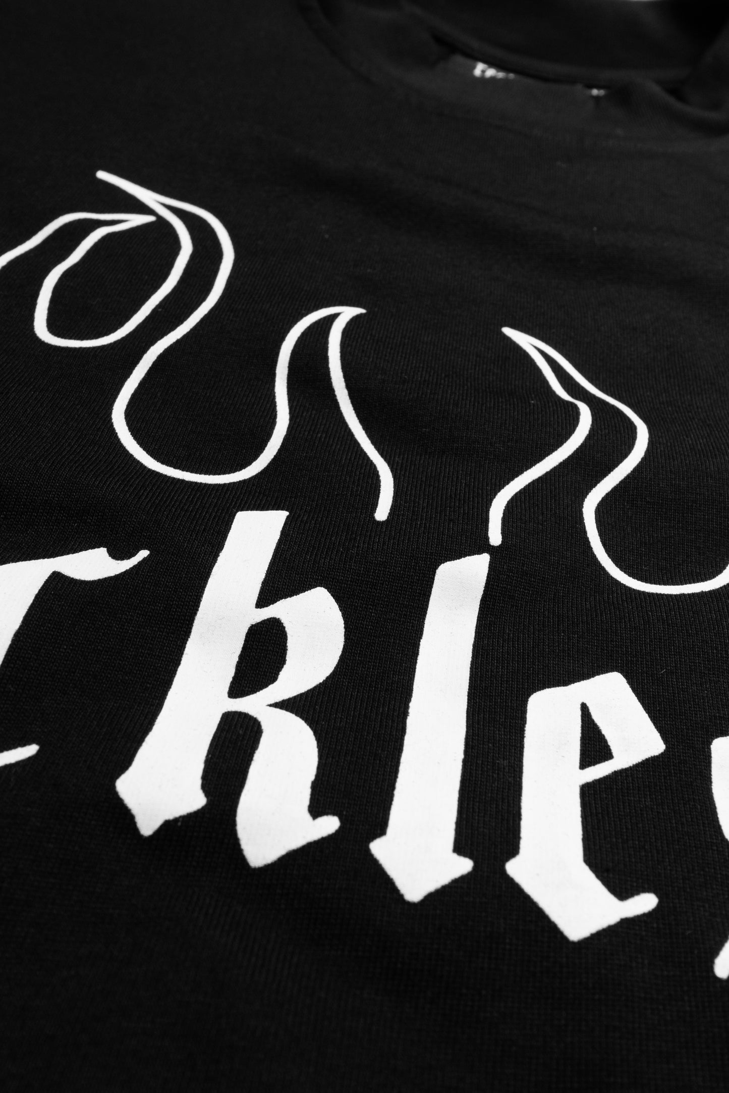 T SHIRT BLACK/WHITE