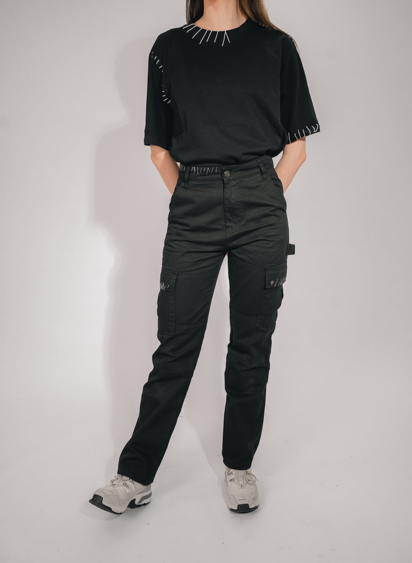 CARGO NOIR FEMME