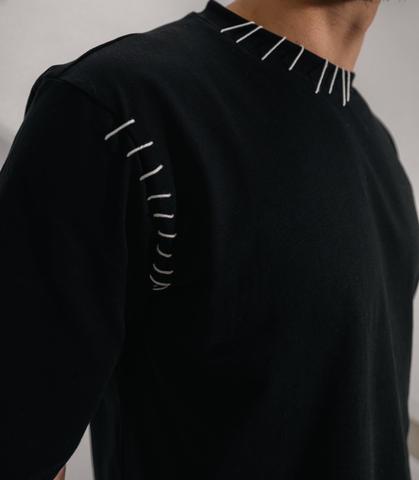 T SHIRT BRODE NOIR