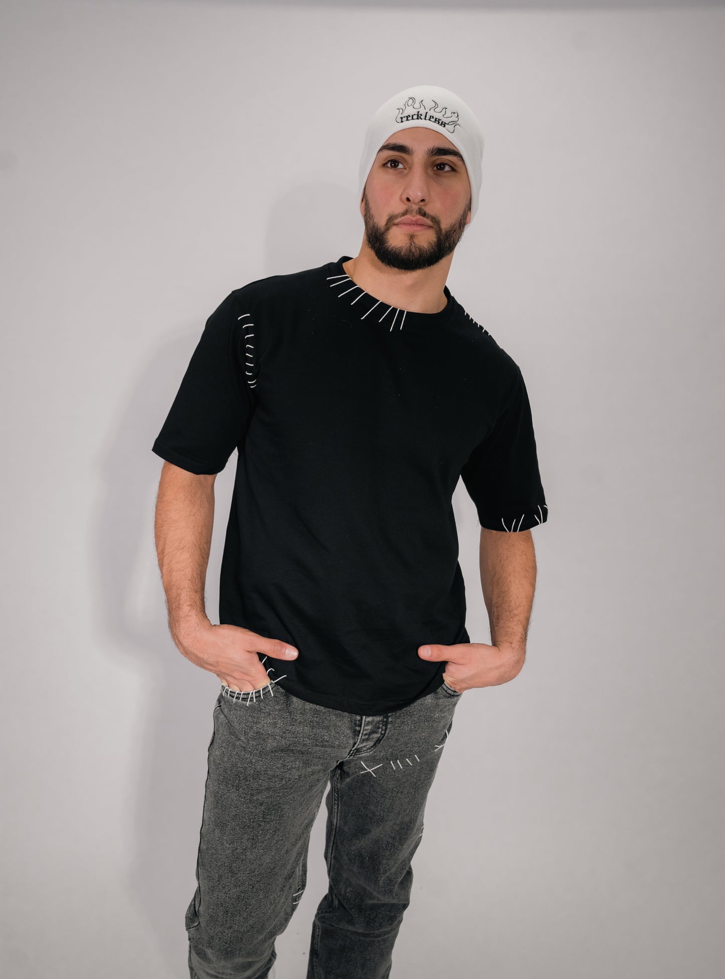 T SHIRT BRODE NOIR